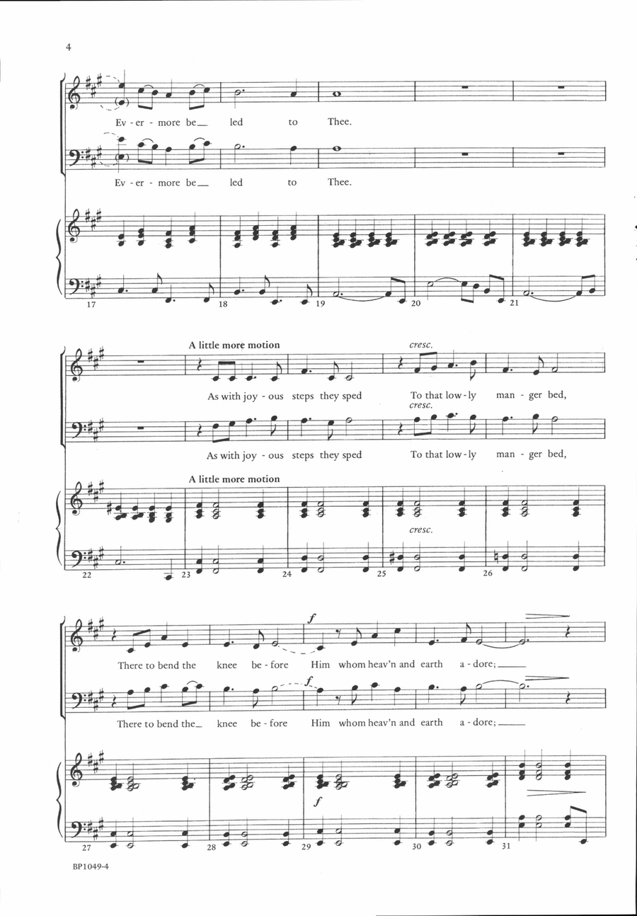 As with Gladness Men of Old 2-Part scores gallery preview page 3