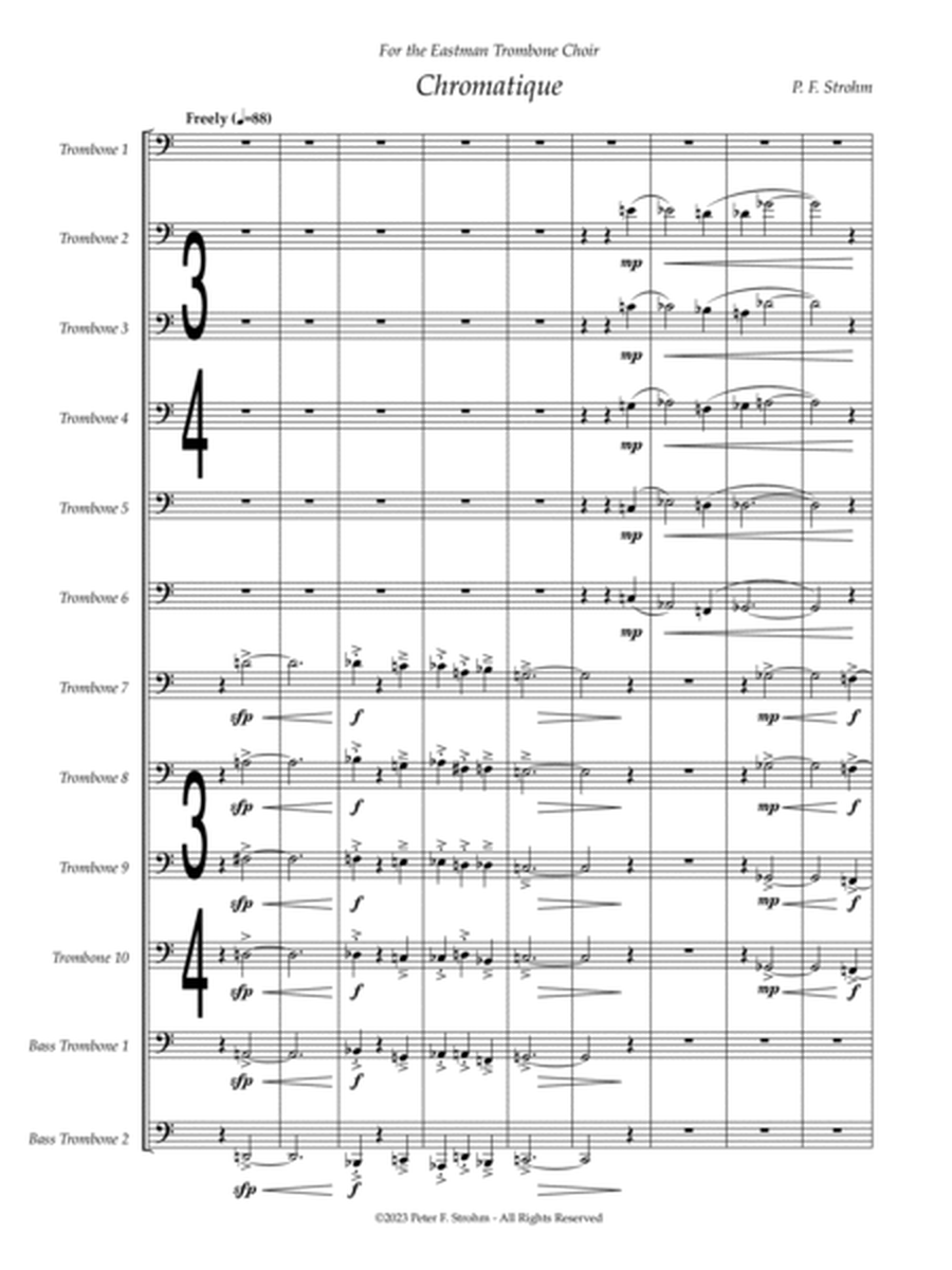 Chromatique (for Trombone Ensemble) image number null