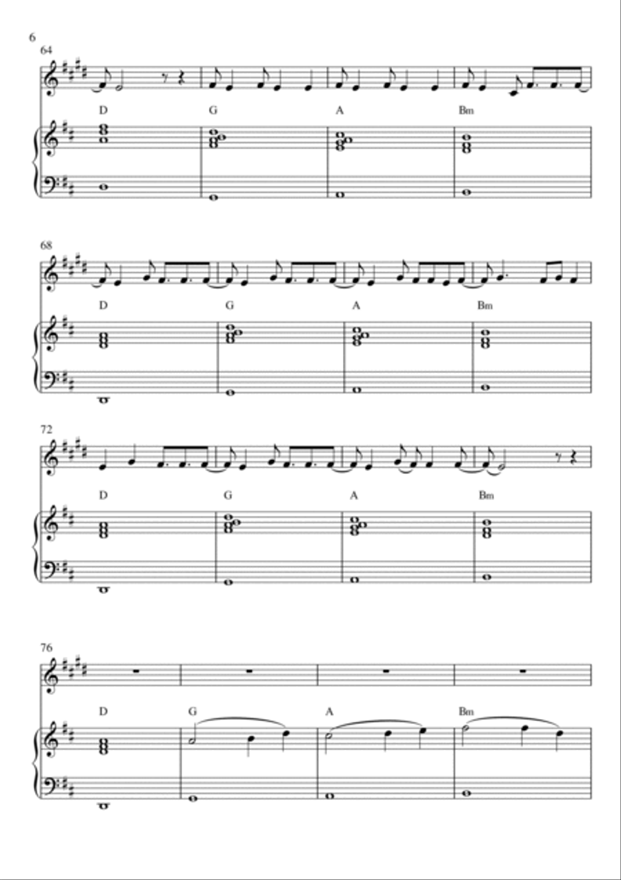Young And Beautiful Small Ensemble scores gallery preview page 6
