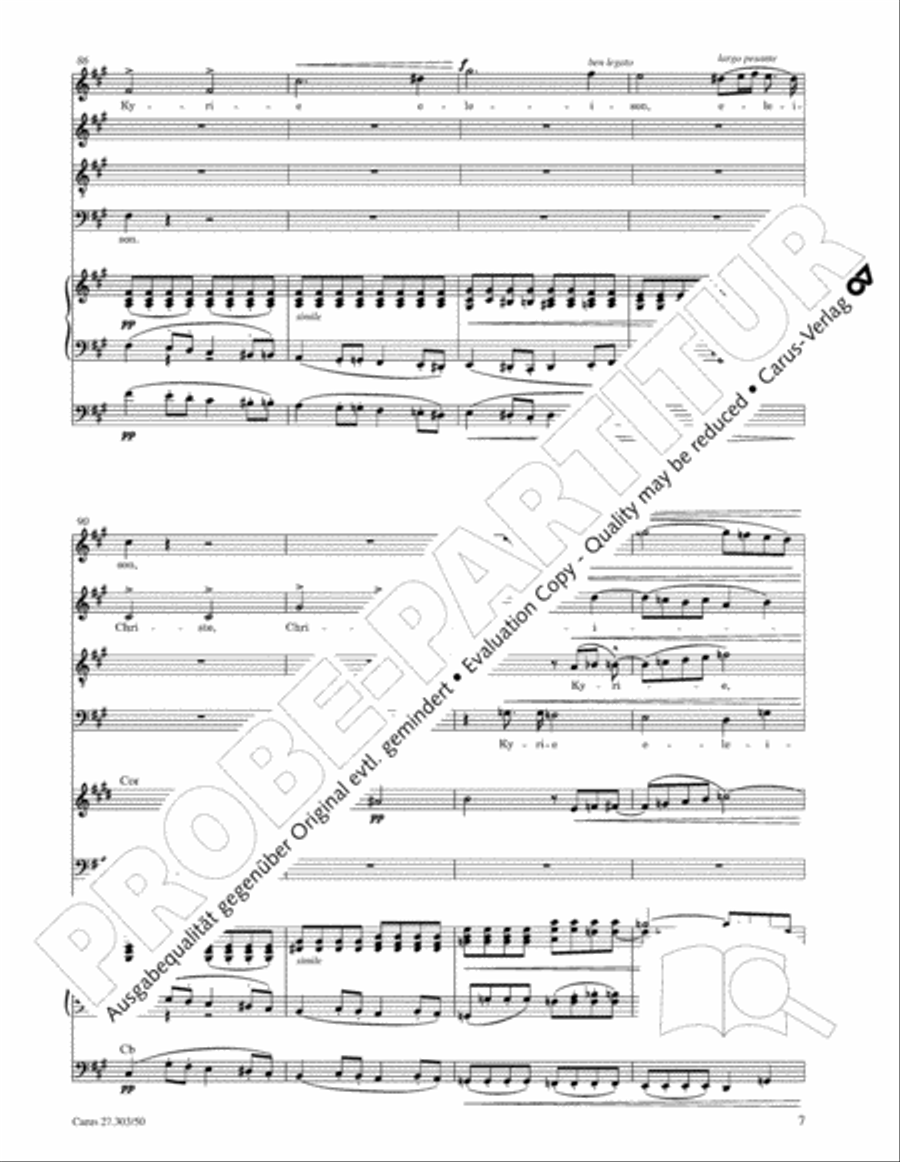 Messa da Requiem 4-Part scores gallery preview page 12