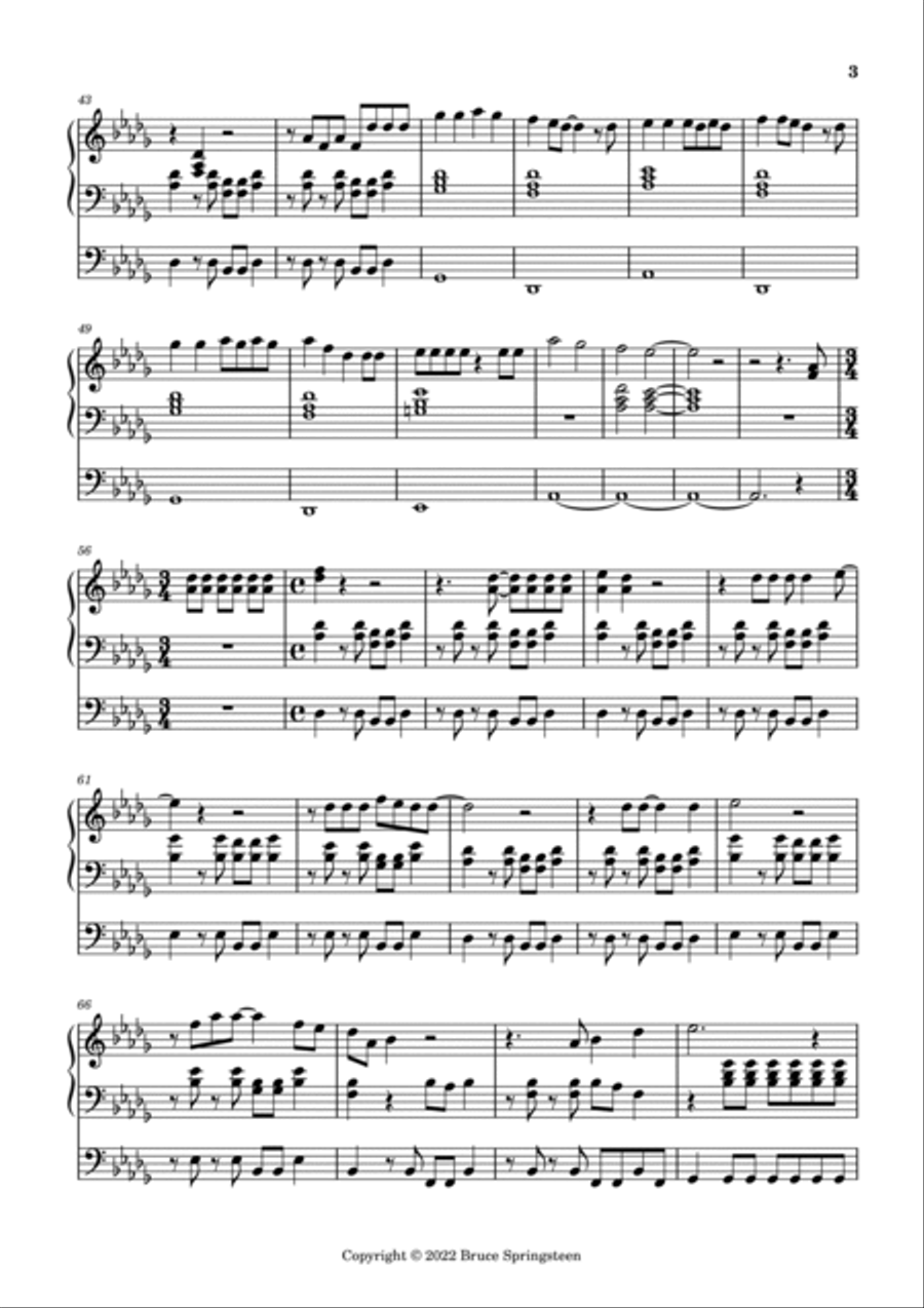 Fire Organ Solo scores gallery preview page 3