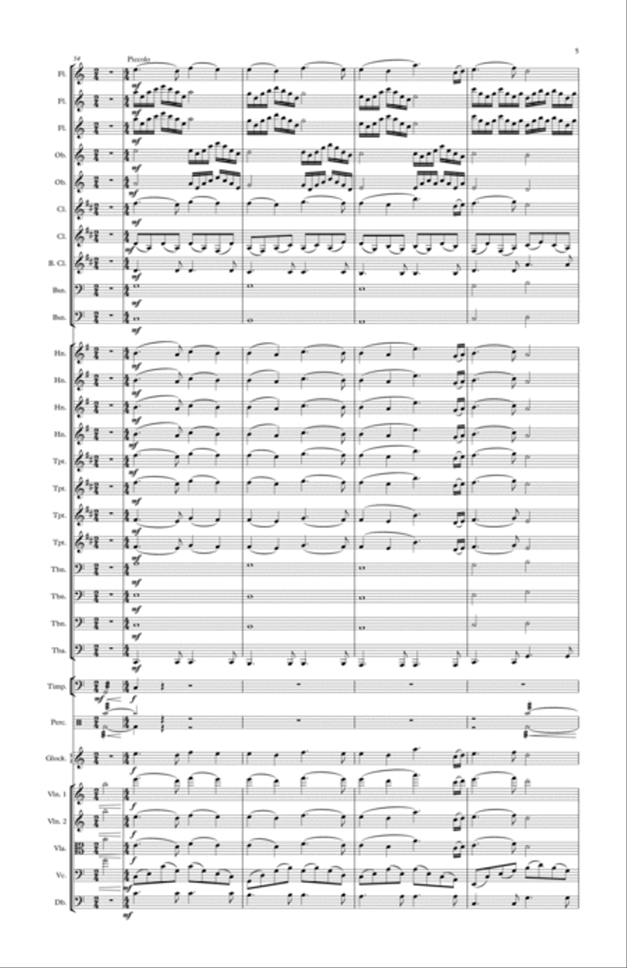 To The Stars Full Orchestra scores gallery preview page 5