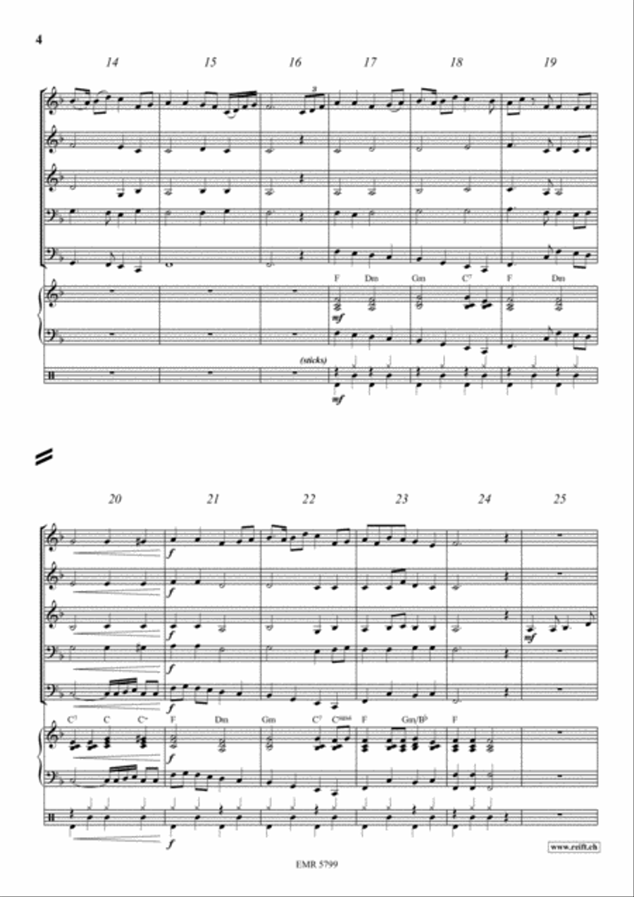 My Old Kentucky Home Concert Band scores gallery preview page 4