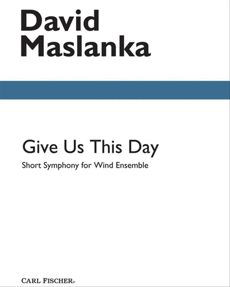 Give Us This Day Concert Band scores gallery preview page 1