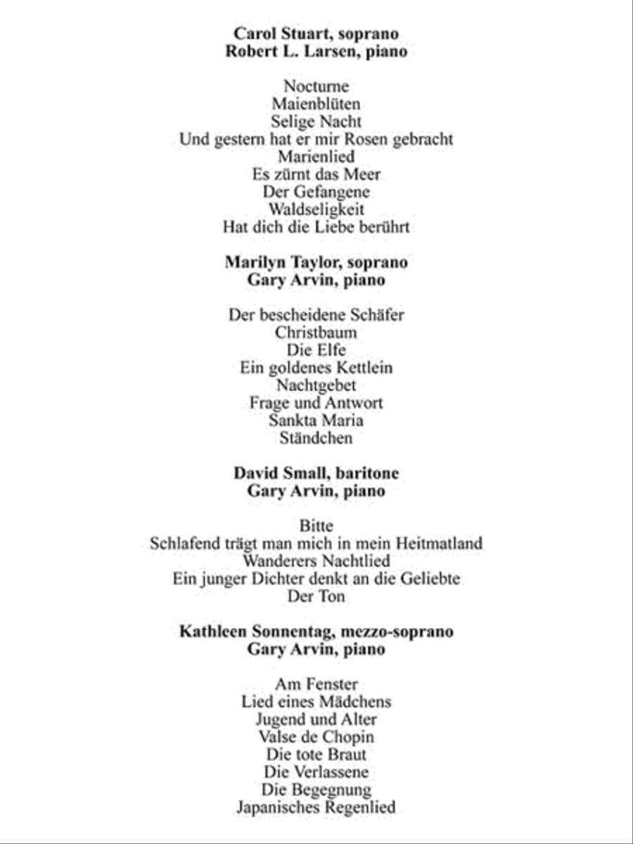 Joseph Marx – 30 Songs Voice scores gallery preview page 6