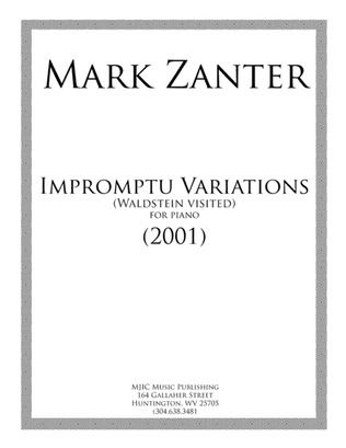Impromptu Variations, Waldstein visited (2001) for solo piano