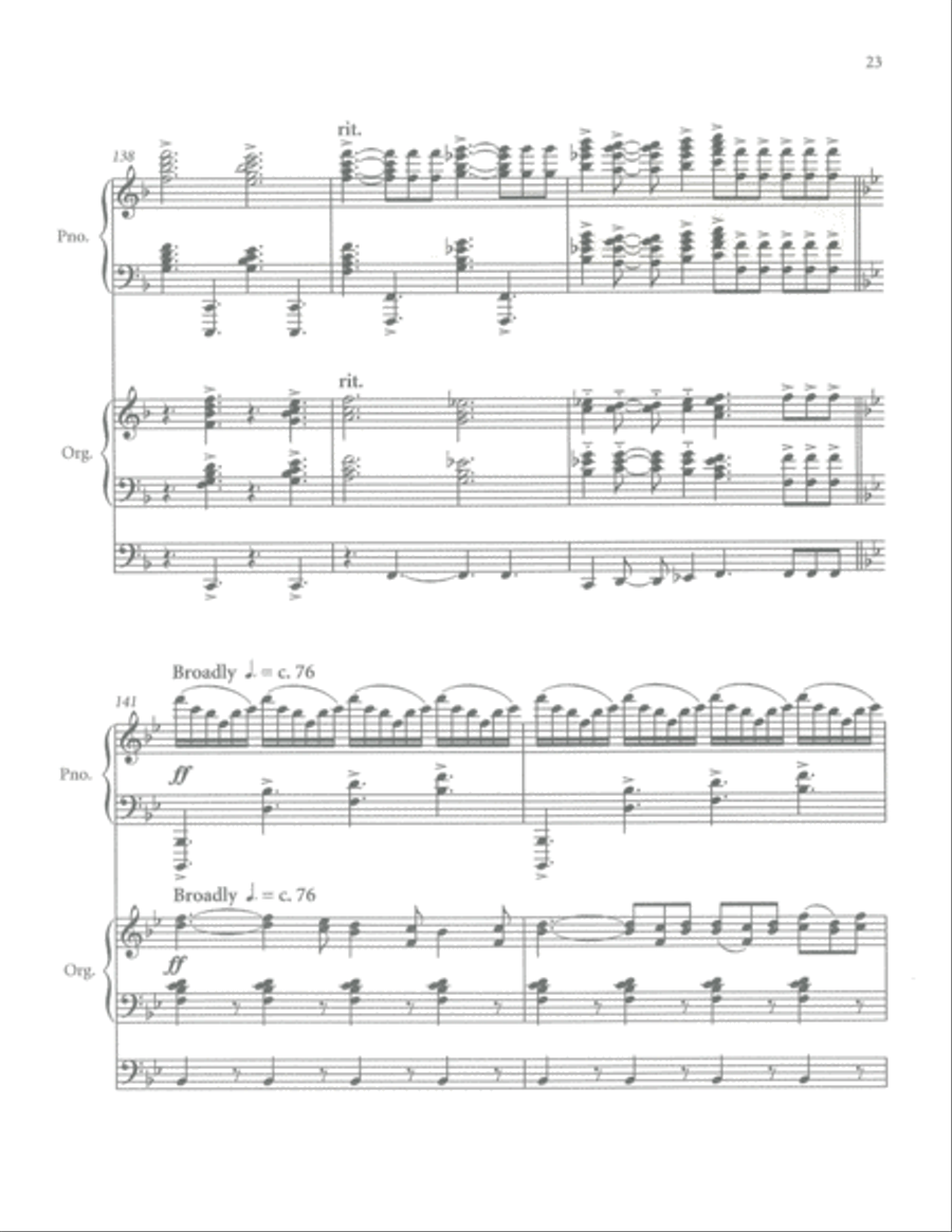Mine Eyes Have Seen the Glory Organ scores gallery preview page 21