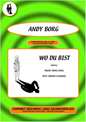 Book cover for Wo du bist
