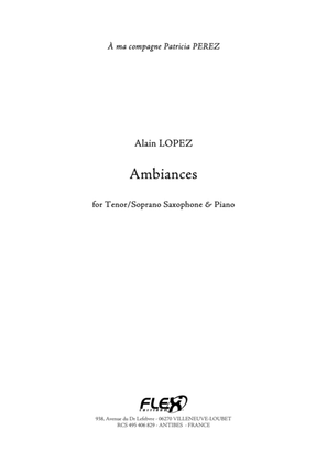 Book cover for Ambiances