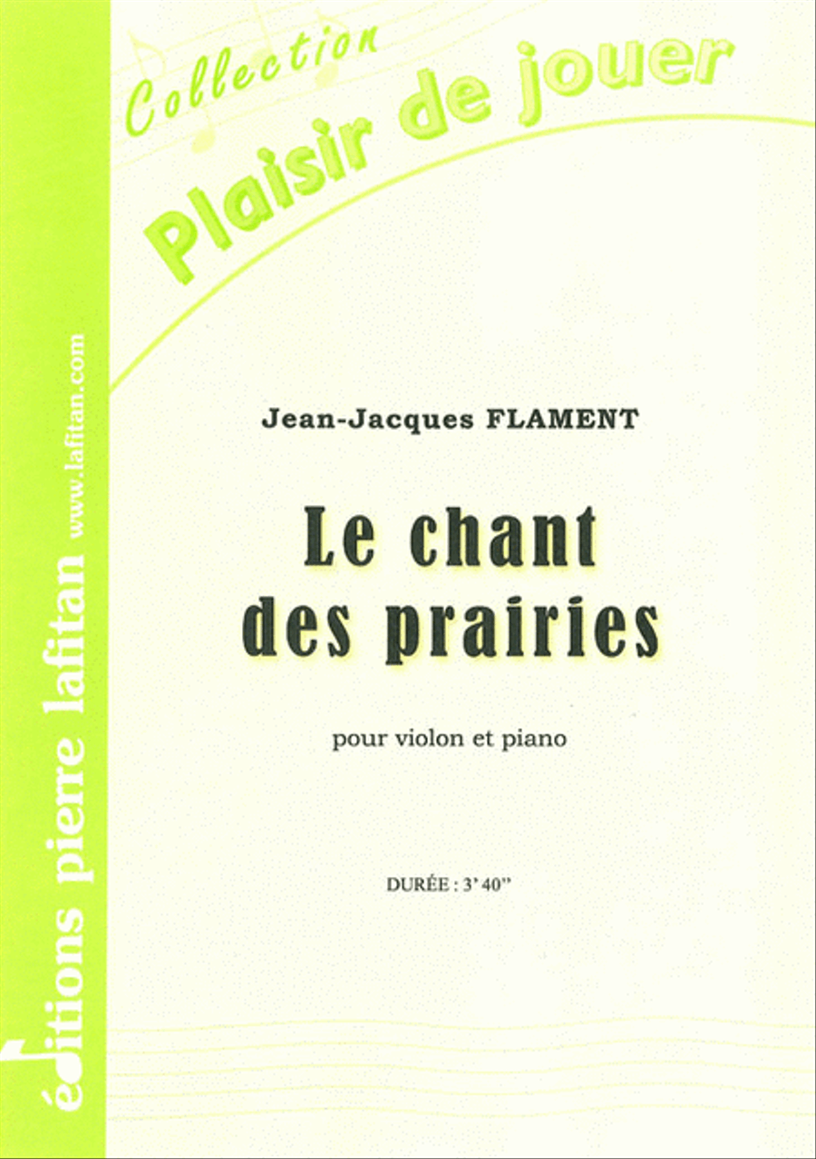 Le Chant Des Prairies Violin Solo scores gallery preview page 1
