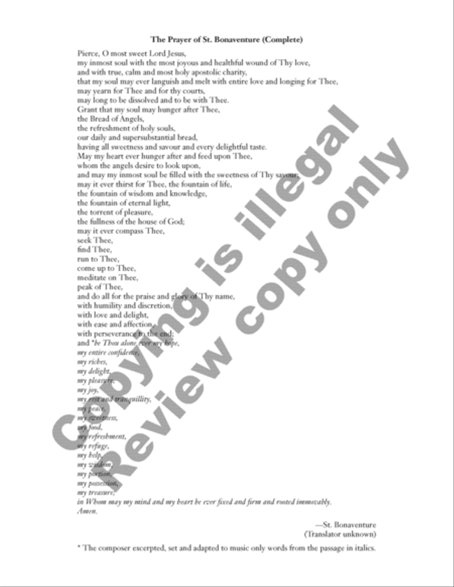 Be Thou alone Be Thou alone 4-Part scores gallery preview page 2