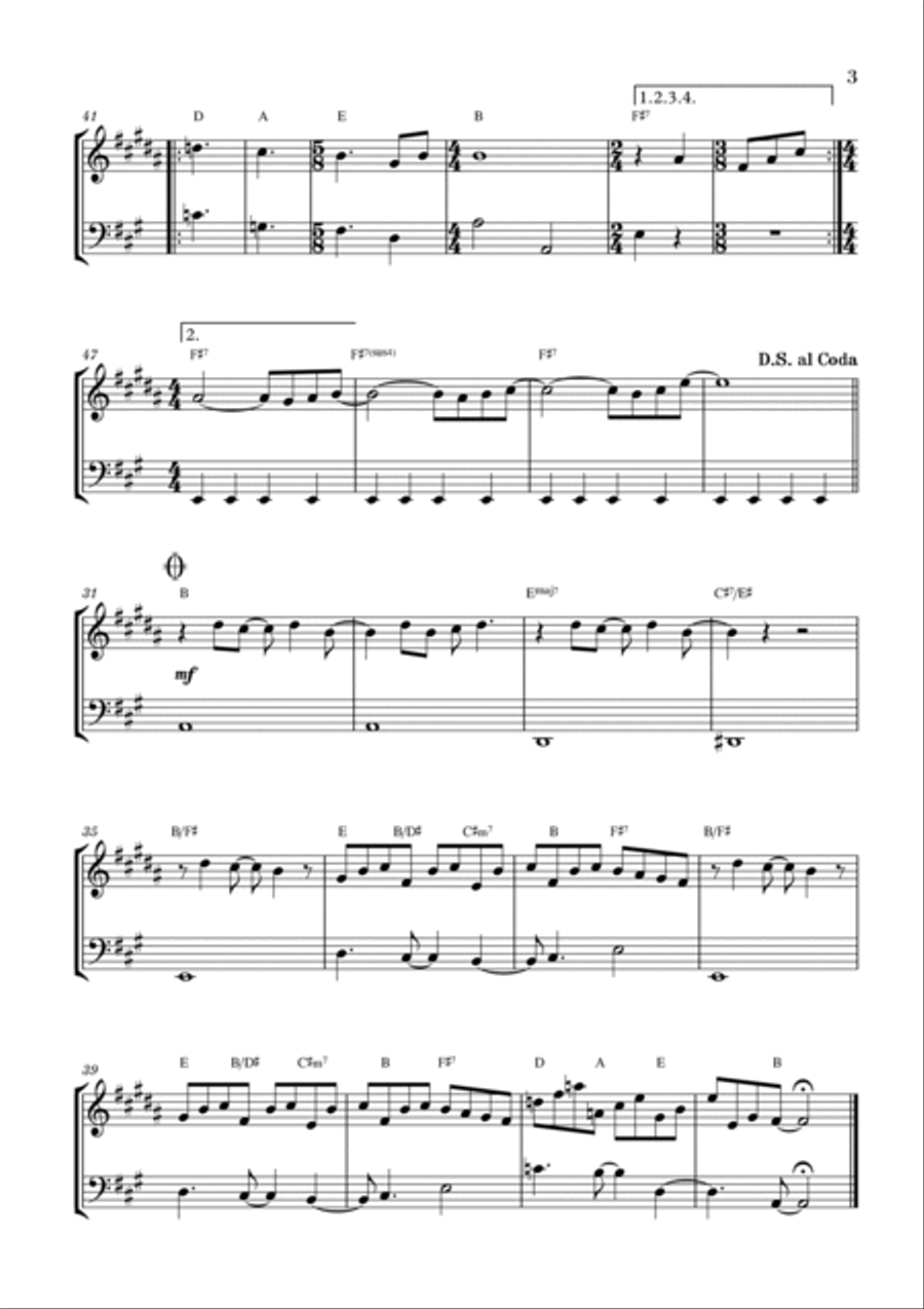 Here Comes The Sun Clarinet scores gallery preview page 3