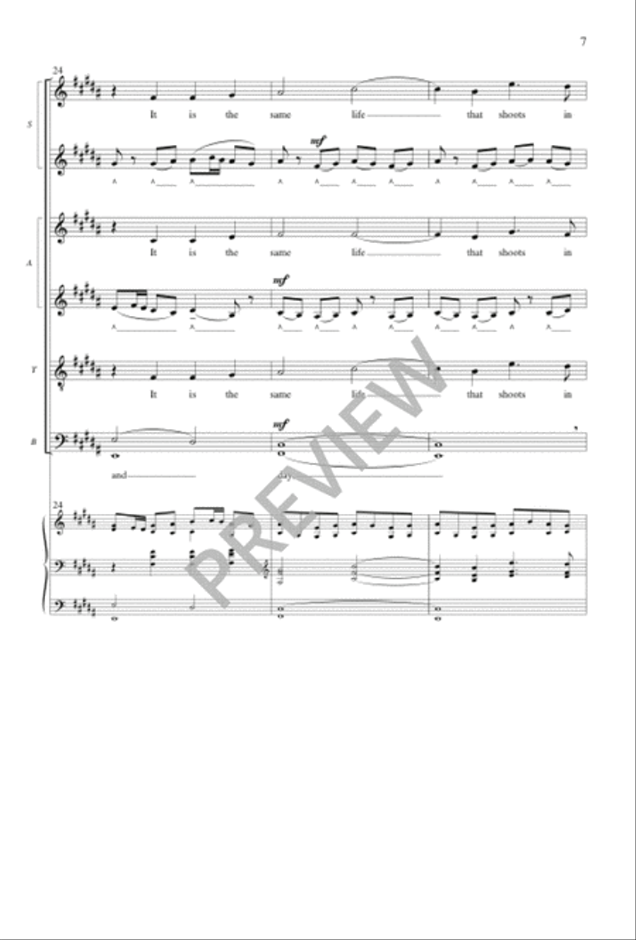 The Same Stream Divisi scores gallery preview page 8