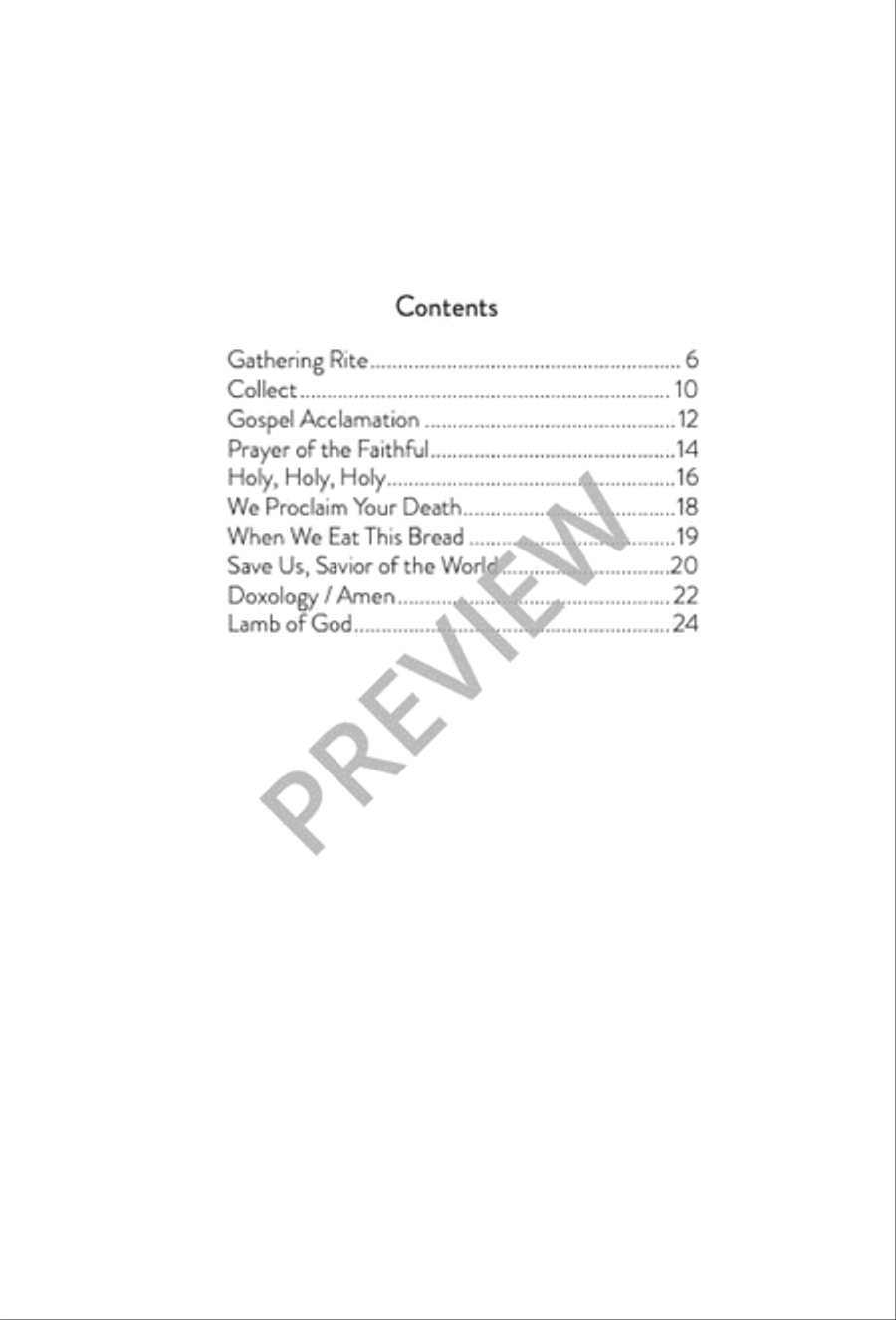 Missa de Lumine 4-Part scores gallery preview page 7