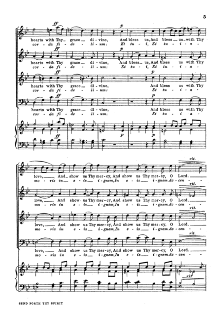 Send Forth Thy Spirit 4-Part scores gallery preview page 4
