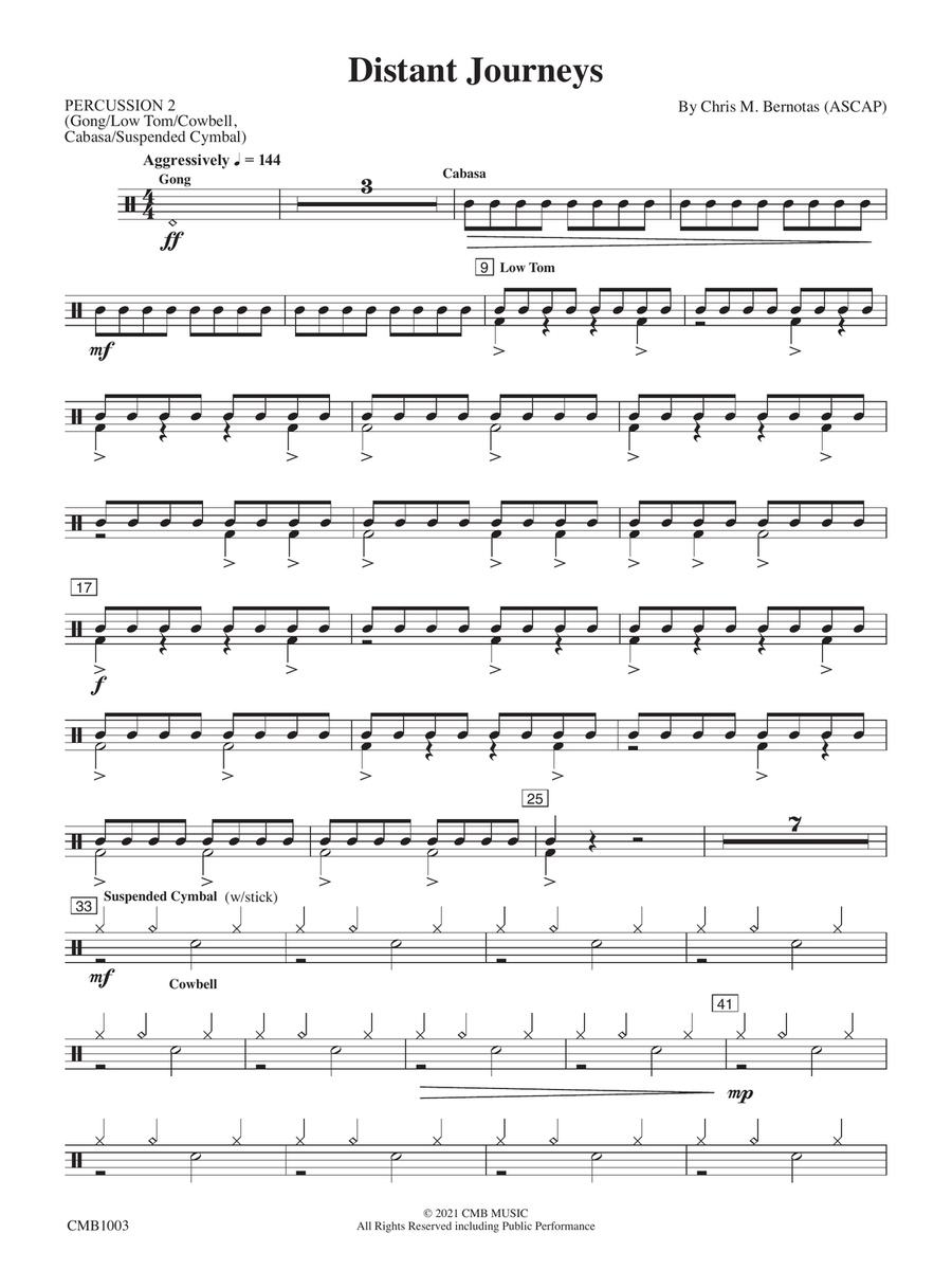 Distant Journeys: 2nd Percussion
