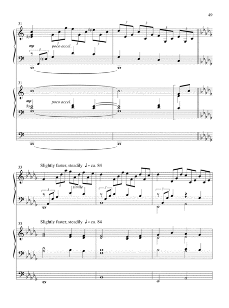 Glory and Honor, Praise and Adoration! Organ scores gallery preview page 28