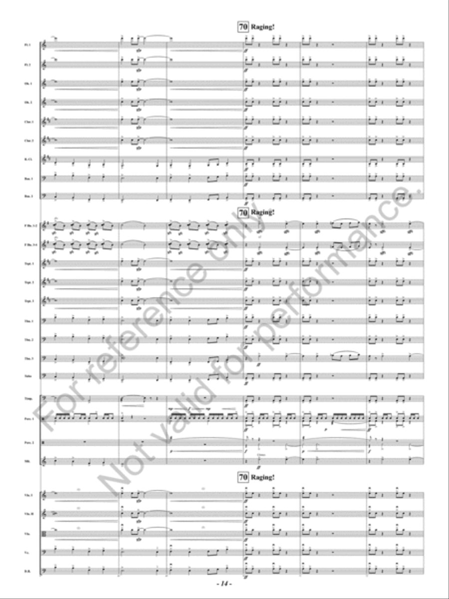 Red Concert Band scores gallery preview page 15