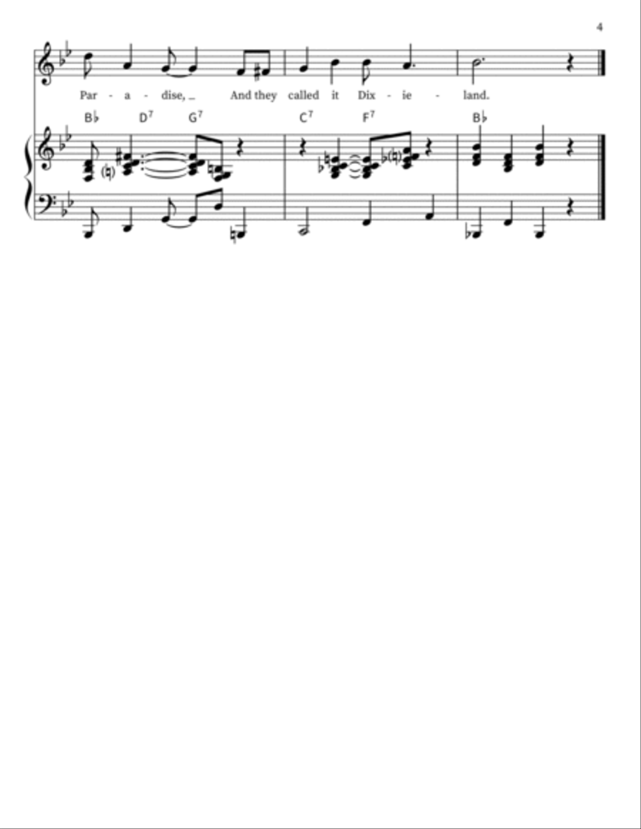 They Called It Dixieland Voice scores gallery preview page 4