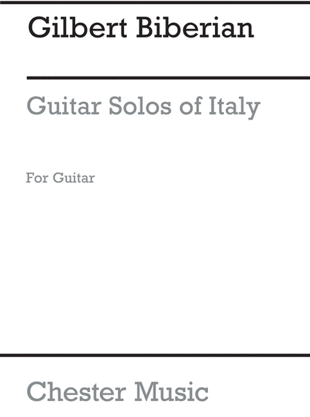 Guitar Solos From Italy