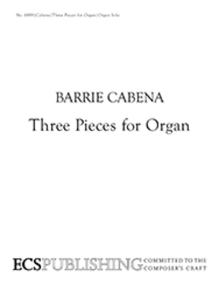 Book cover for Three Pieces for Organ