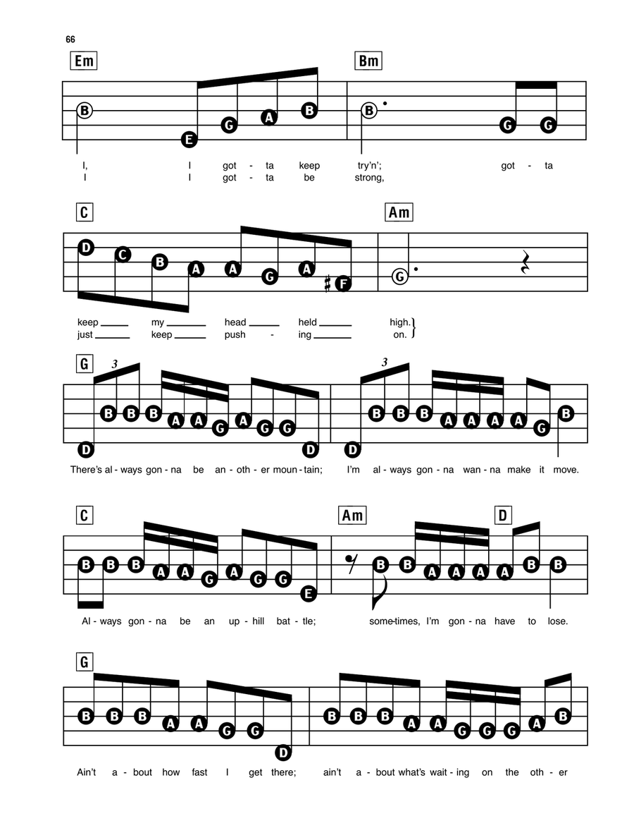 The Climb (from Hannah Montana: The Movie) Electronic Keyboard scores gallery preview page 2