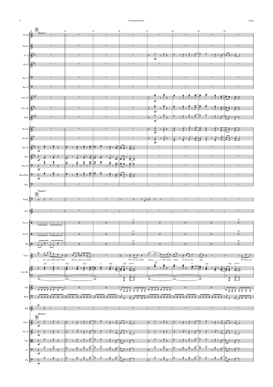 Jump Full Orchestra scores gallery preview page 6