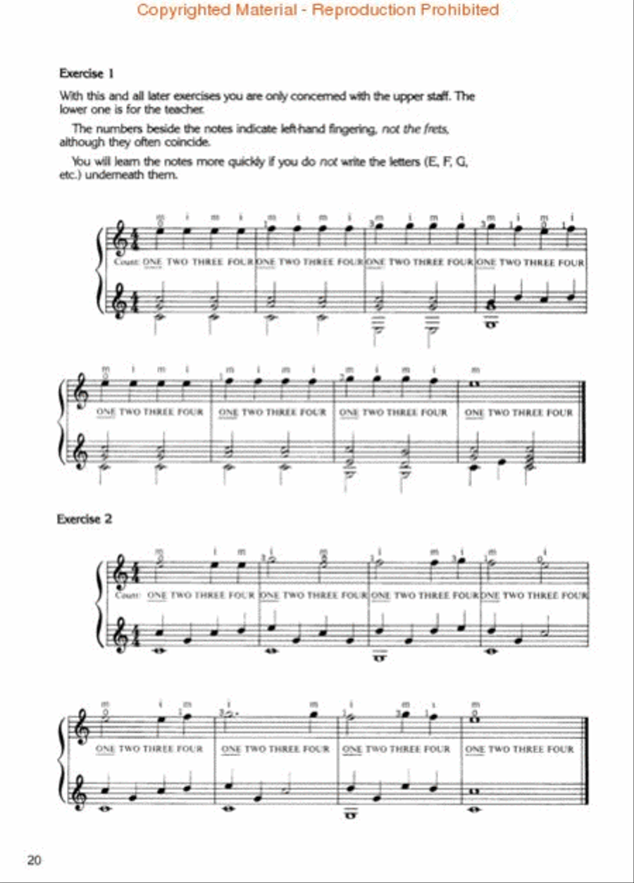 First Book for the Guitar – Complete Acoustic Guitar scores gallery preview page 2
