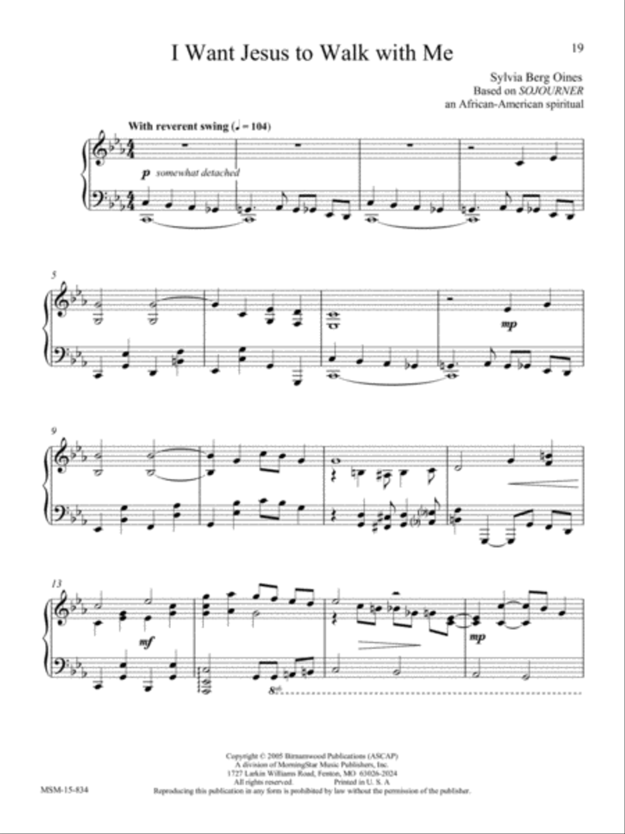 Bread of Life Hymn Settings for Piano Piano Solo scores gallery preview page 8