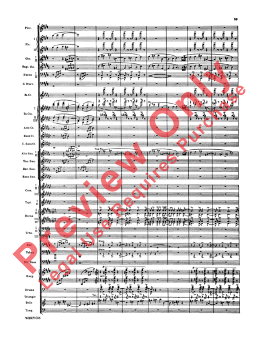 Rhapsody in Blue Rhapsody in Blue Concert Band scores gallery preview page 62
