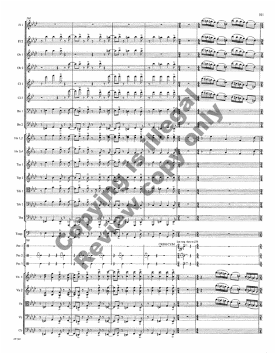 Symphony No. 1 Full Orchestra scores gallery preview page 101