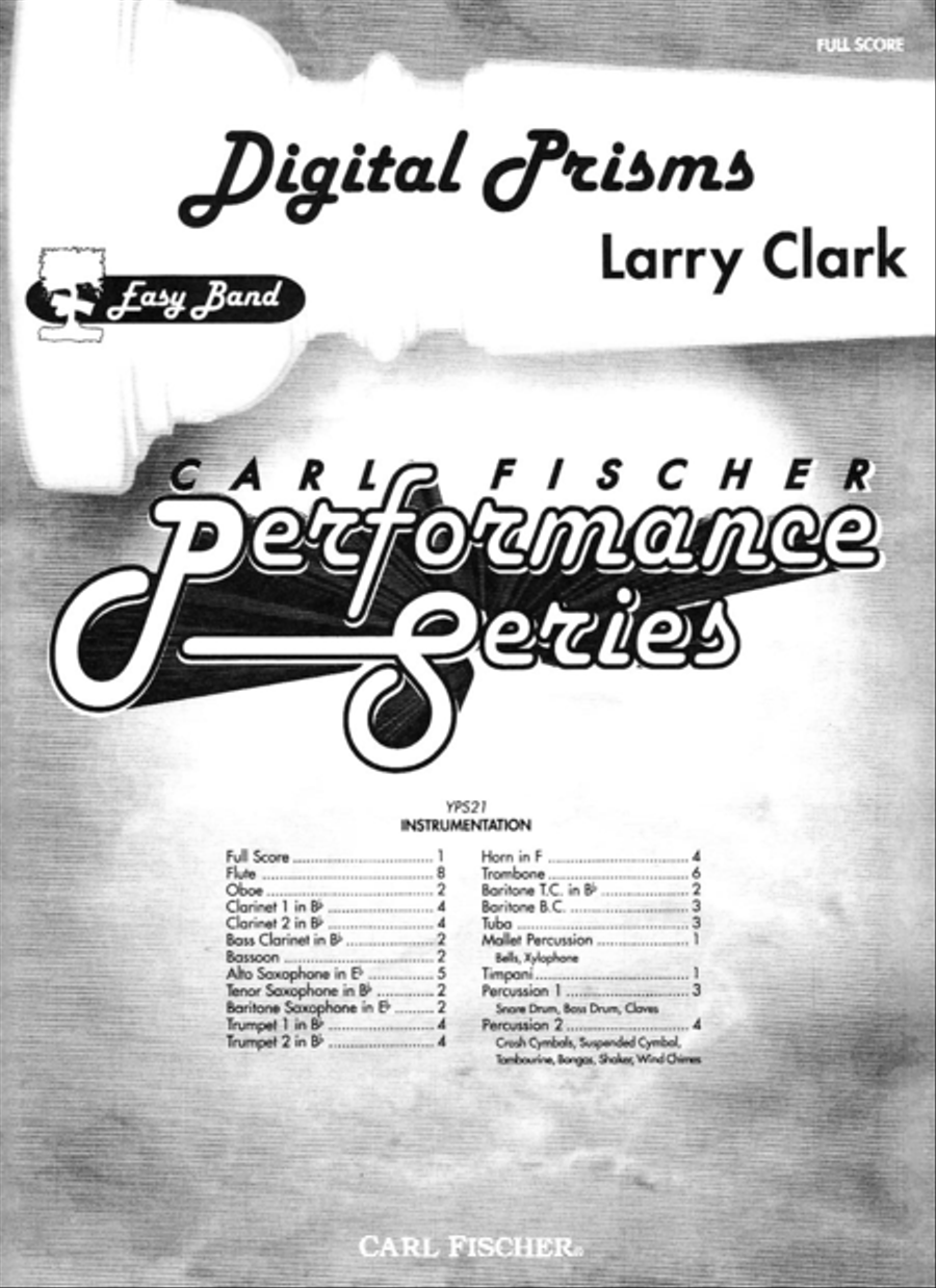 Digital Prisms Concert Band scores gallery preview page 1