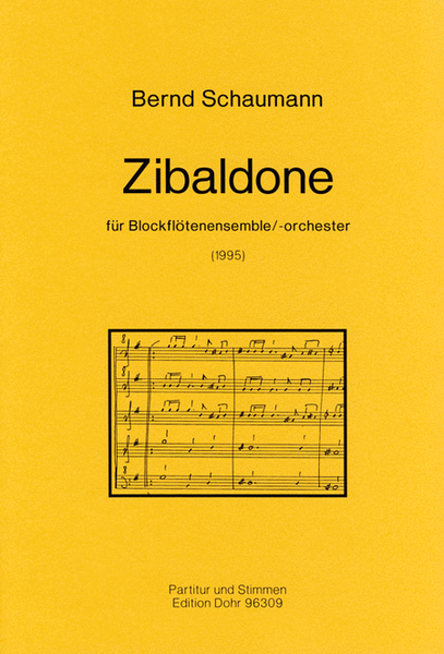 Zibaldone für Blockflötenorchester/ensemble (1995)