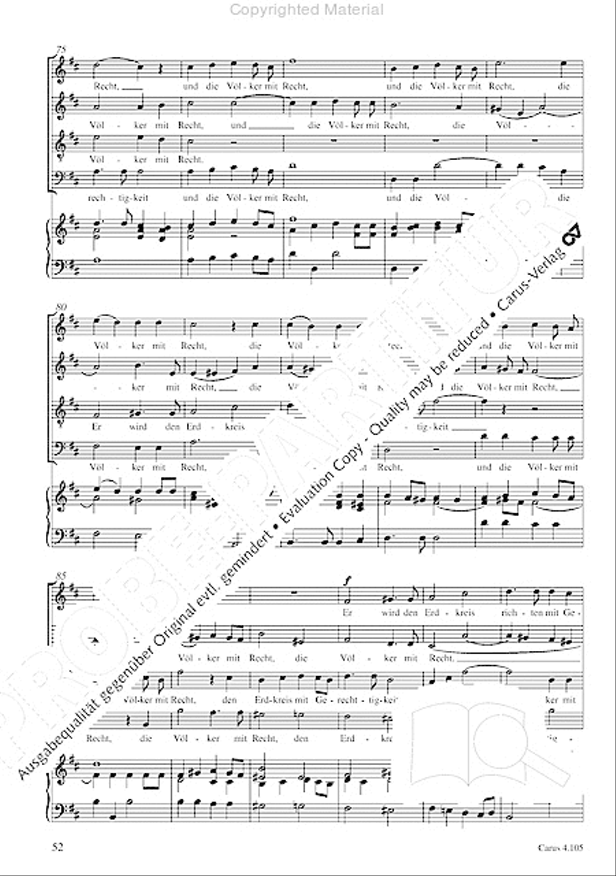 Choral collection Mendelssohn - editionchor Choir scores gallery preview page 53
