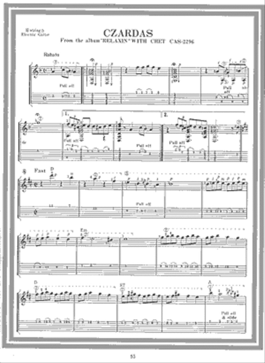 Chet Atkins Off the Record Fingerpicking Guitar scores gallery preview page 4