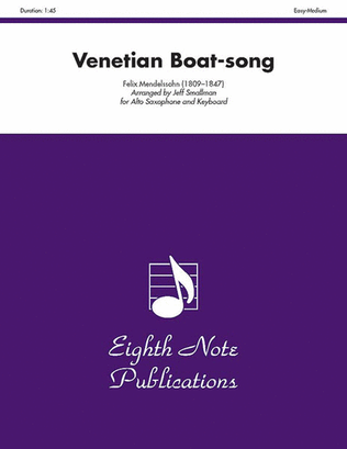 Book cover for Venetian Boat-Song