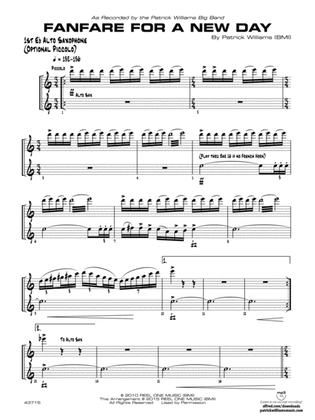 Fanfare for a New Day: E-flat Alto Saxophone
