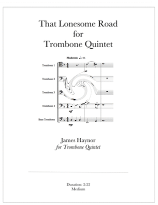 Book cover for That Lonesome Road