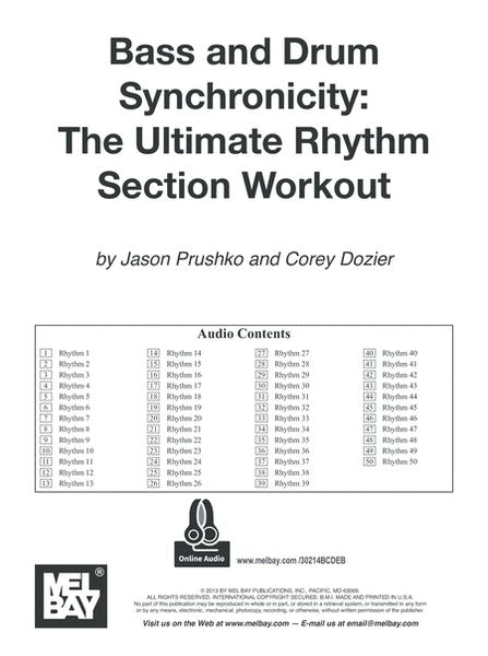 Drum and Bass Synchronicity: The Ultimate Rhythm Section Workout image number null