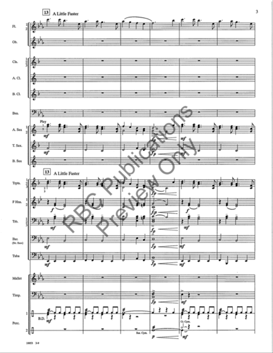 Lyrico For Winds Lyrico For Winds Concert Band scores gallery preview page 6