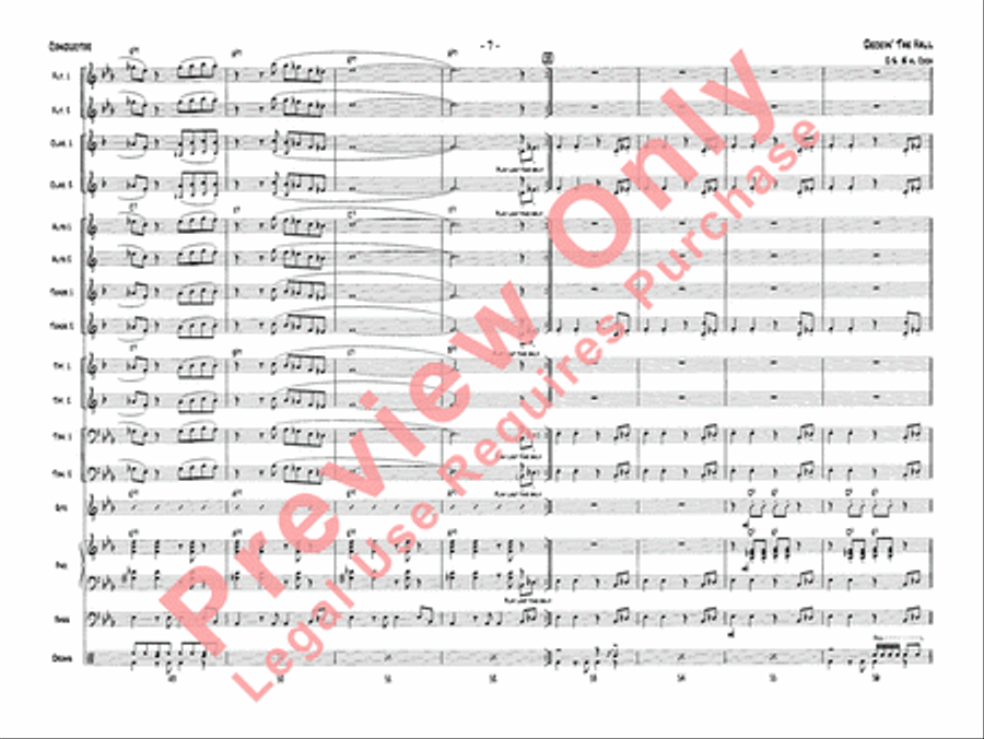 Deckin' the Hall Jazz Ensemble scores gallery preview page 10