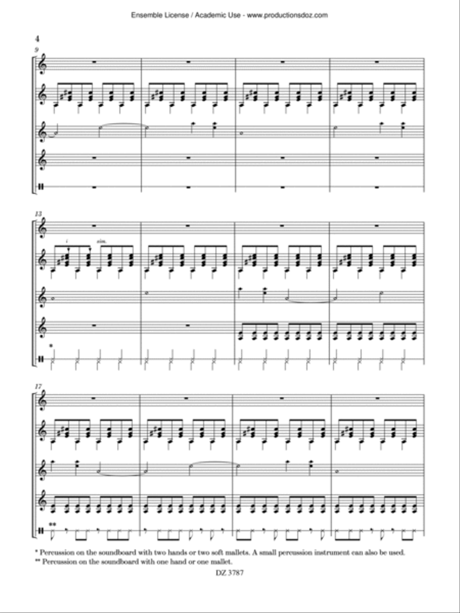 Chromodrones Chromodrones Guitar Ensemble scores gallery preview page 4