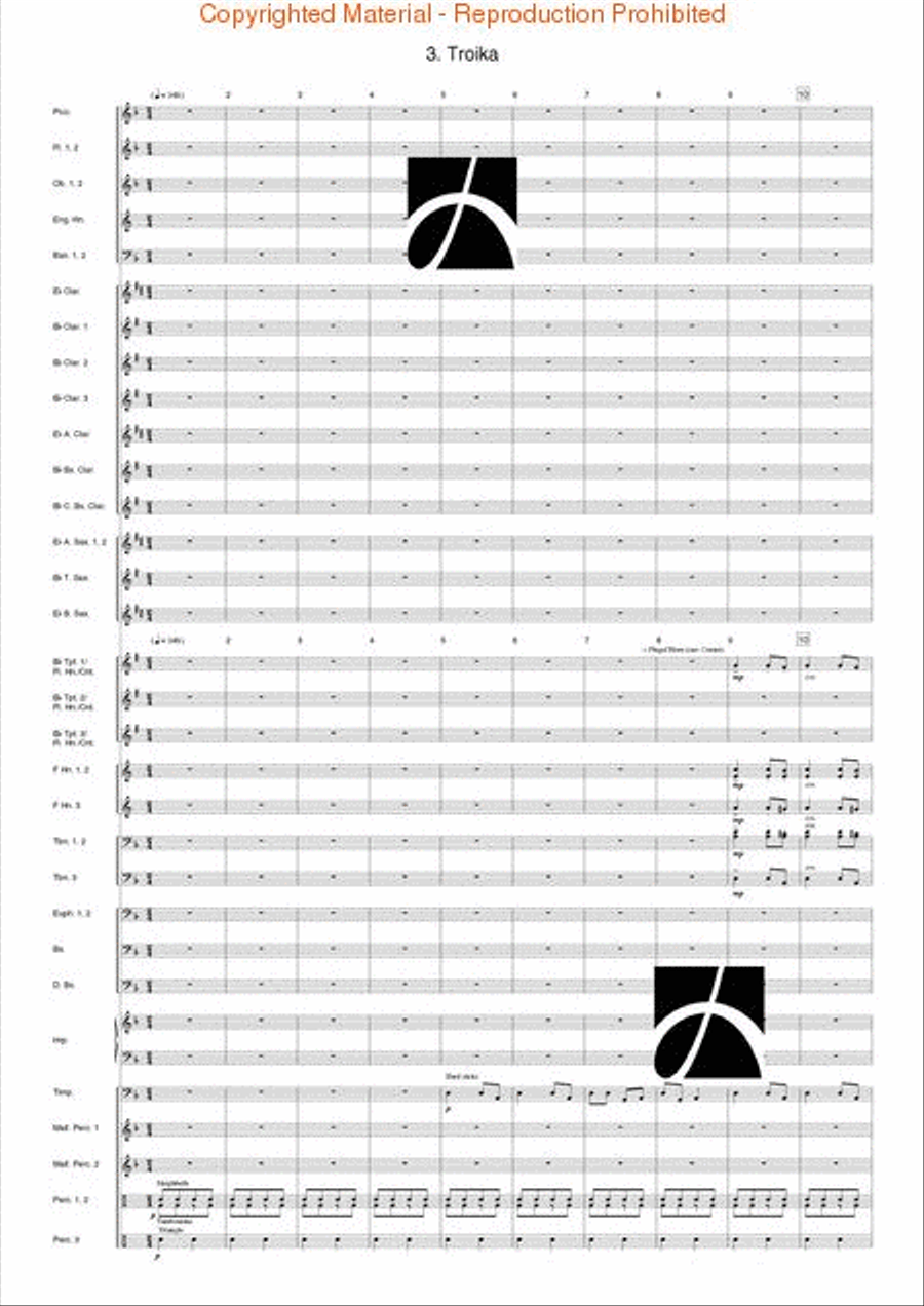 Tanczi Concert Band scores gallery preview page 41