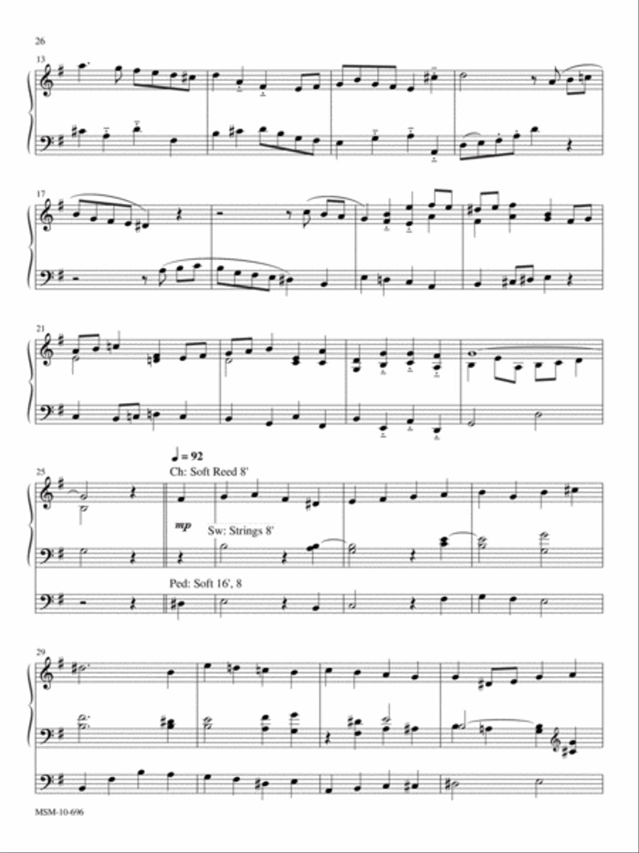 The Head That Once Was Crowned Organ scores gallery preview page 2