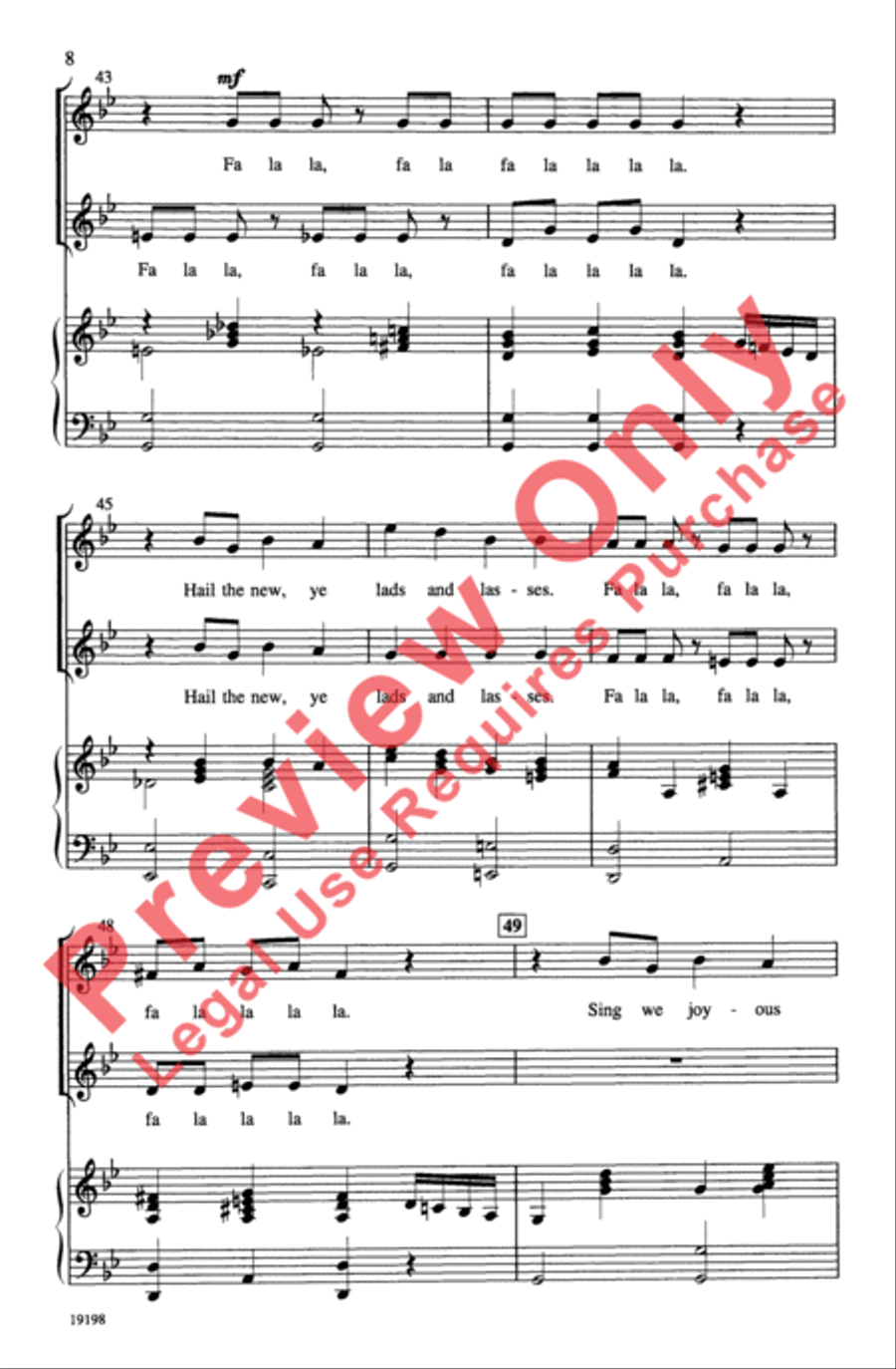 Deck the Nutcracker Hall 2-Part scores gallery preview page 17