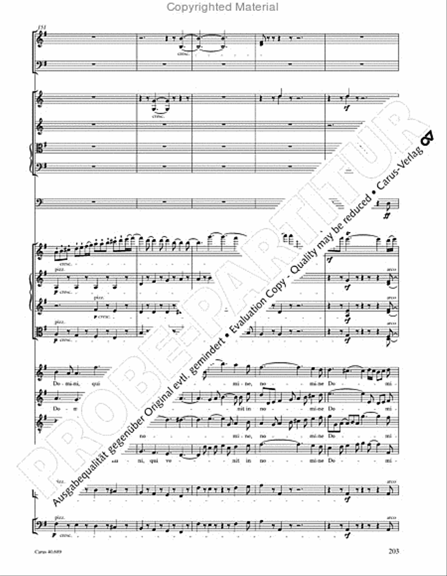 Missa solemnis Missa solemnis 4-Part scores gallery preview page 219