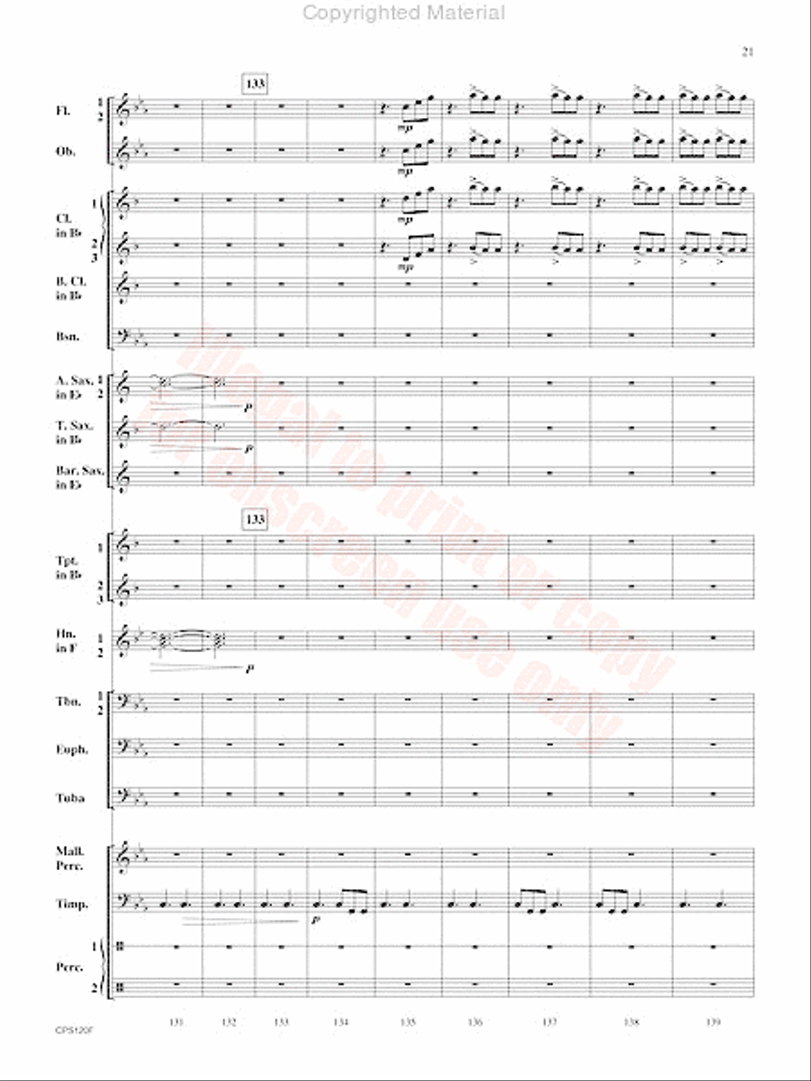 Instinct Concert Band scores gallery preview page 22