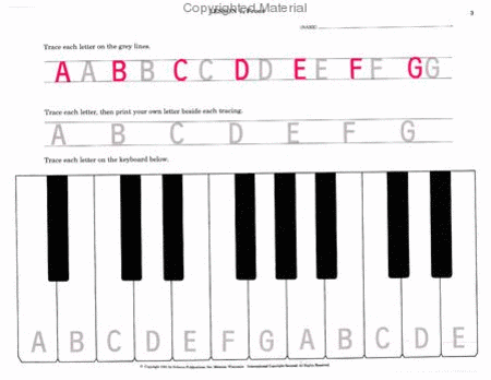 Keyboard Alphabet Workbook
