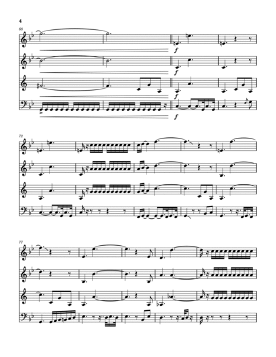Shine On You Crazy Diamond (Parts 6-9) Woodwind Quartet scores gallery preview page 5