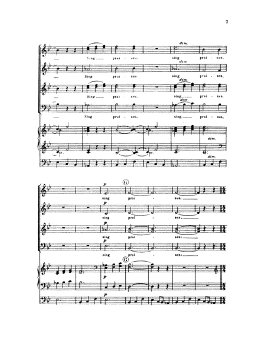 O Clap Your Hands (Choral Score) 4-Part scores gallery preview page 7